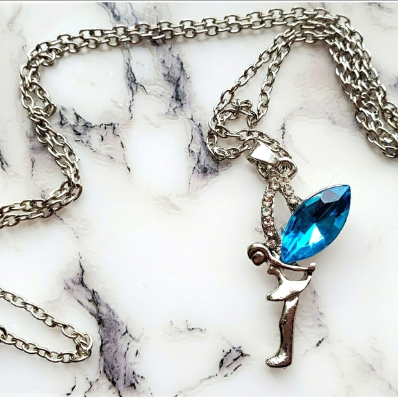 New Fashion Rhinestone Angel Girl Necklace - Picture 4 of 5